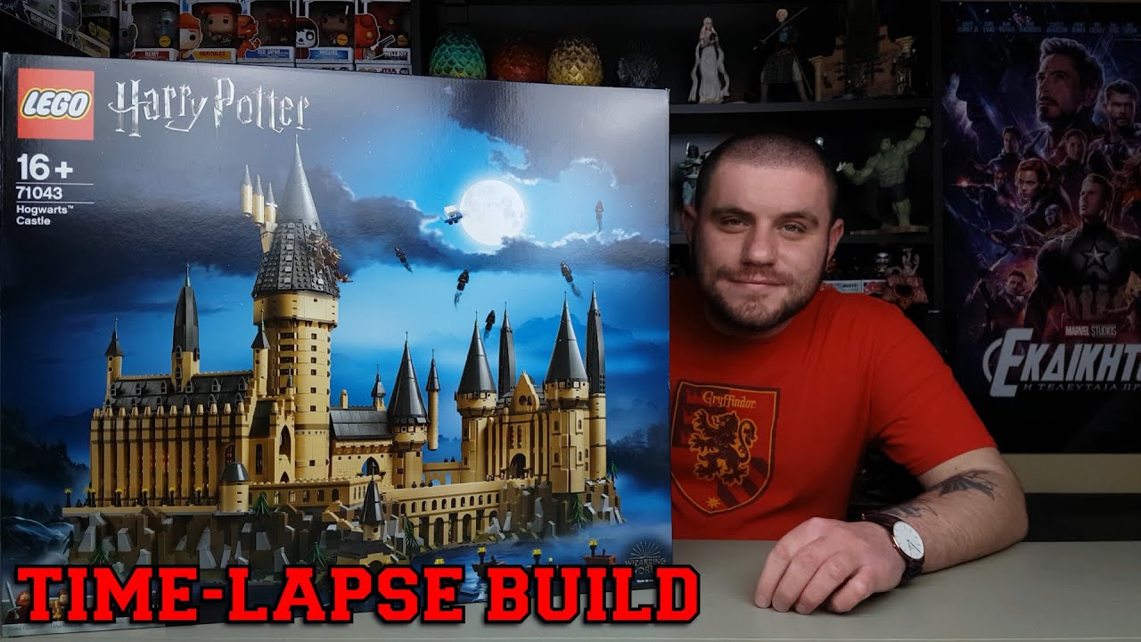 LEGO Hogwarts Castle 71043 Time-Lapse Build | 19 Hours of building!