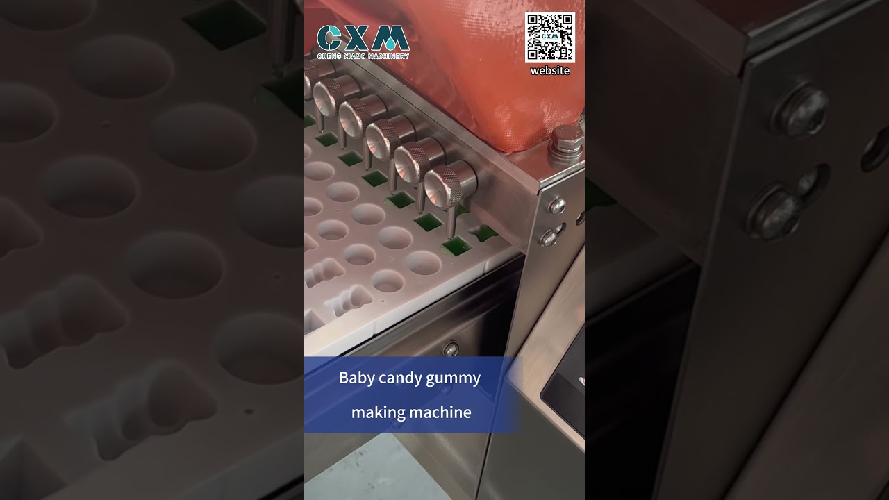 Automatic Baby Gummy Candy Forming & Cooling Line | Full Setup 