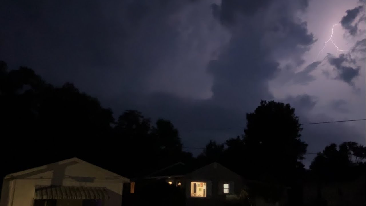 Thunderstorm Illuminates Night Sky Late Summer - August 30, 2024