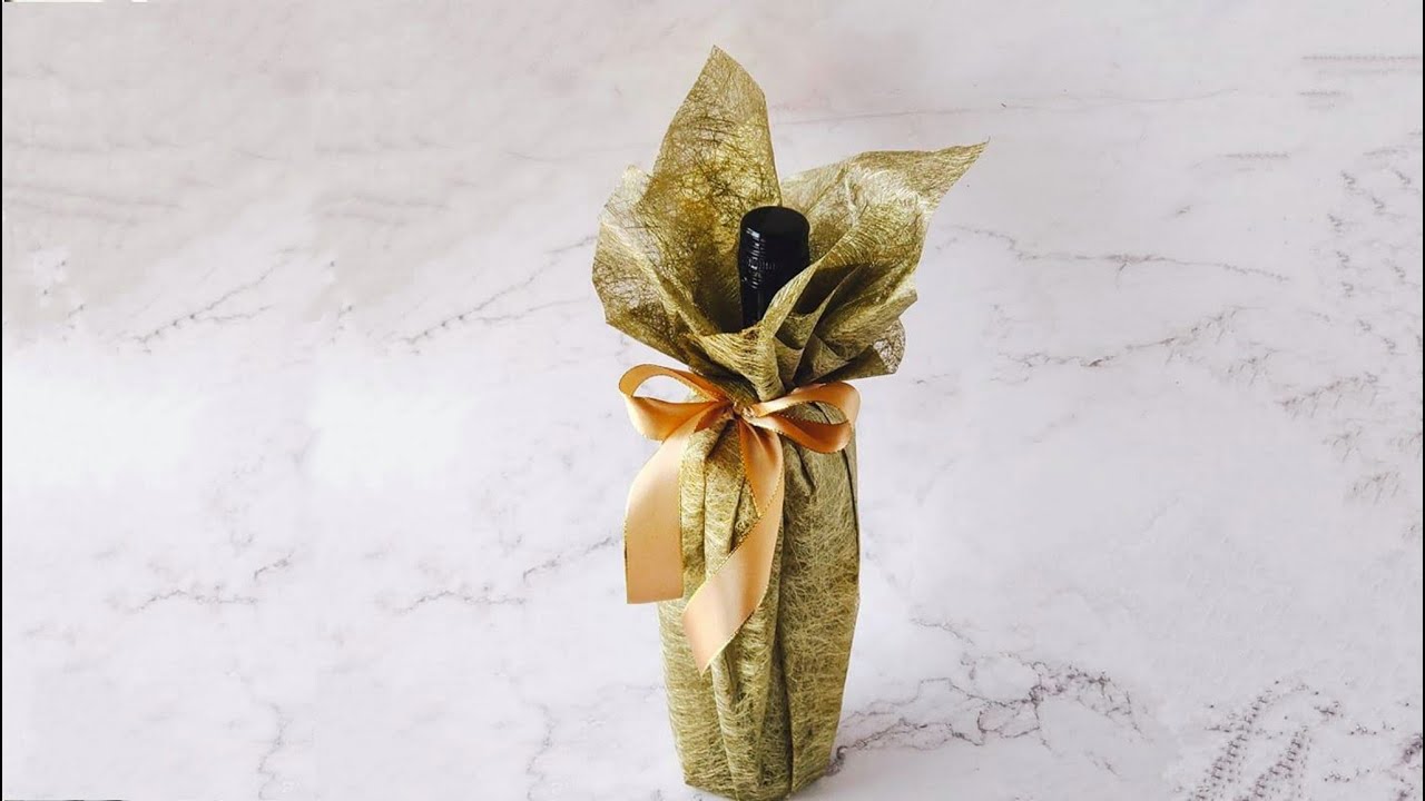 紅酒的華麗包裝 | How to Gift Wrap a Bottle of Wine