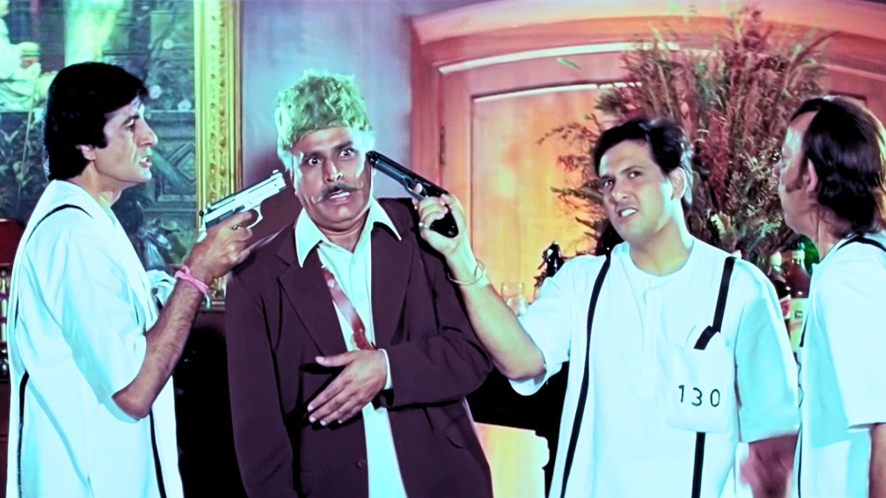 नकली चोर बन कर पकड़ा Don को | Amitabh - Govinda Comedy Scene | Bade Miyan Chote Miyan