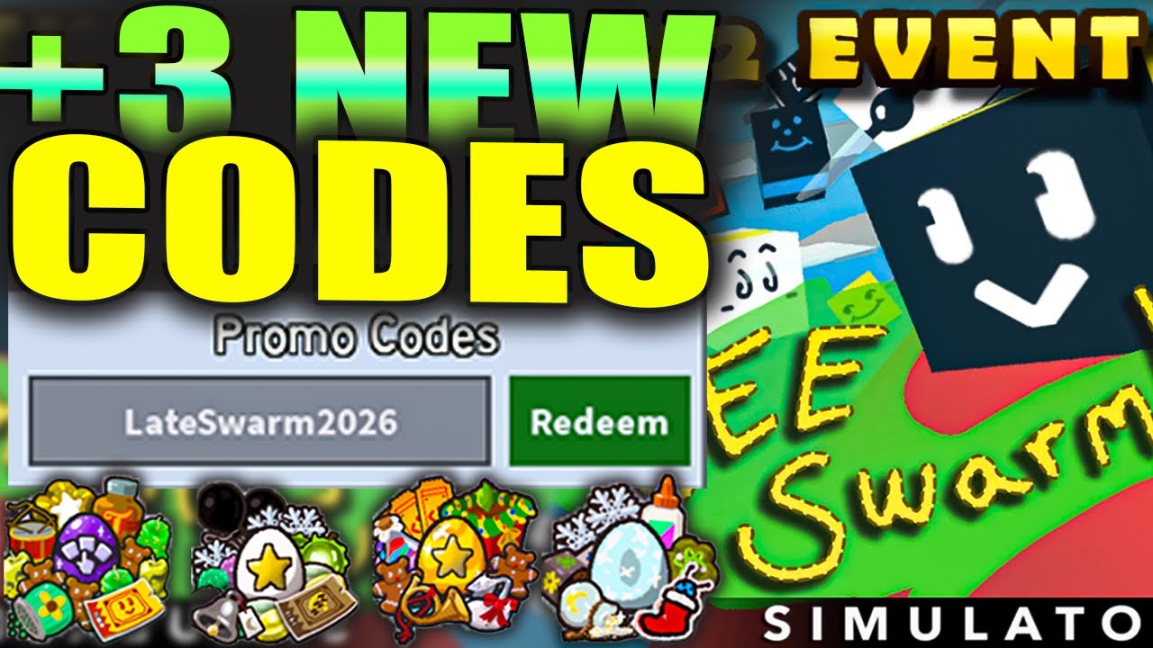 ВСЕ РАБОЧИЕ КОДЫ ДЛЯ BEE SWARM SIMULATOR В 2026 ГОДУ! КОДЫ ДЛЯ ROBLOX BEE SWARM SIMULATOR