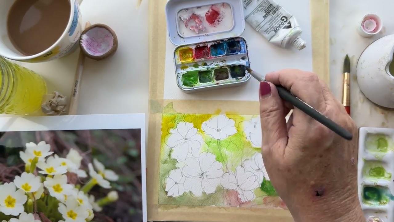 Wet on Wet Watercolor Demonstration
