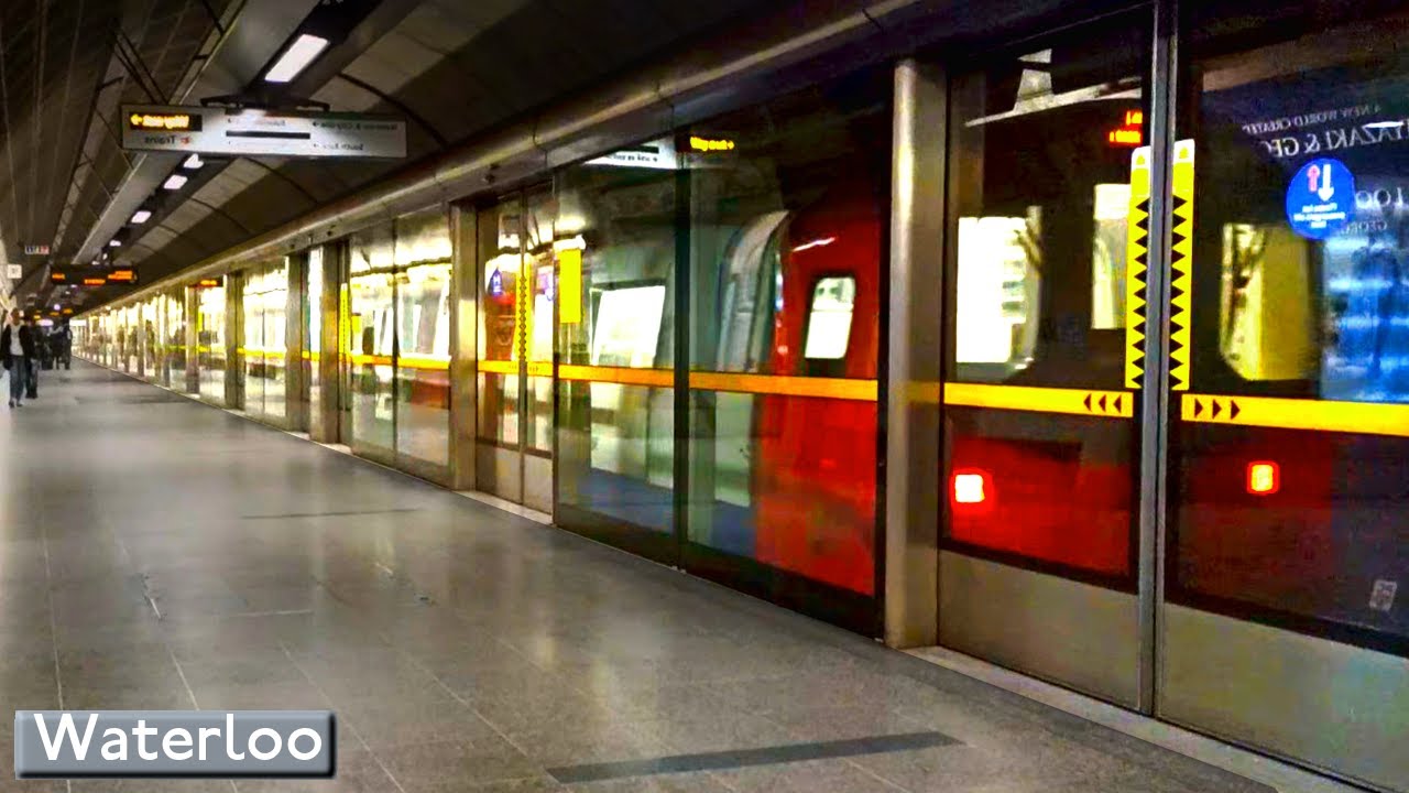 Ватерлоо | Юбилейная линия : Лондонский метрополитен ( 1996 Tube Stock )