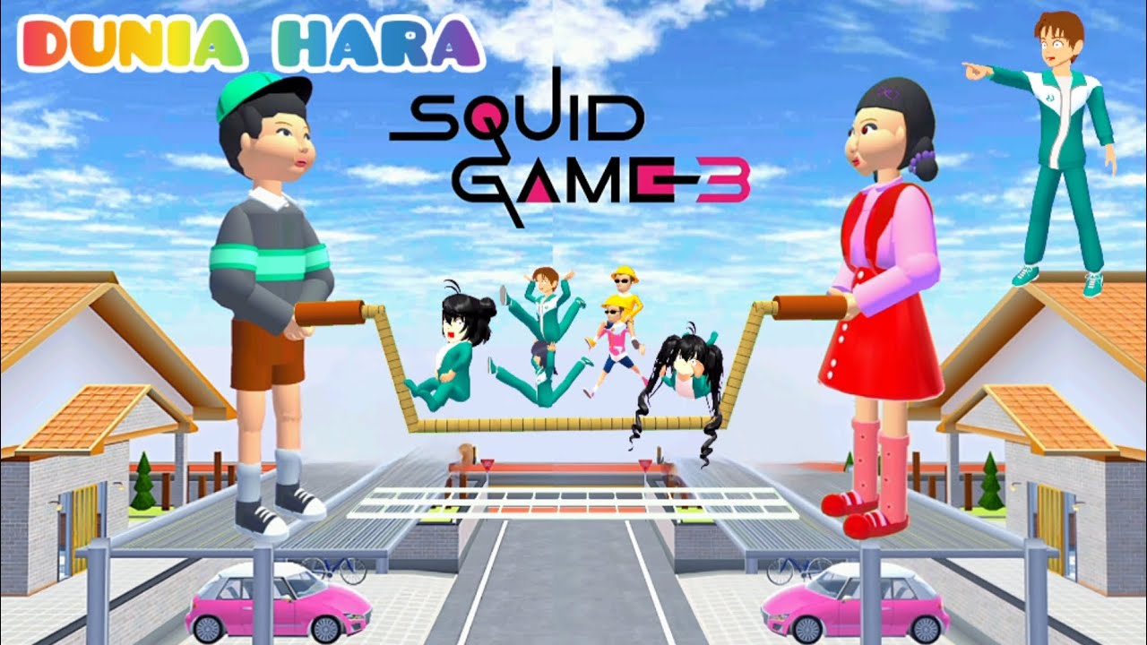 Yuta Mio Dikejar Boneka Squid Game dan Pacar boneka Squid Game 3 😱😱 | Dunia Hara