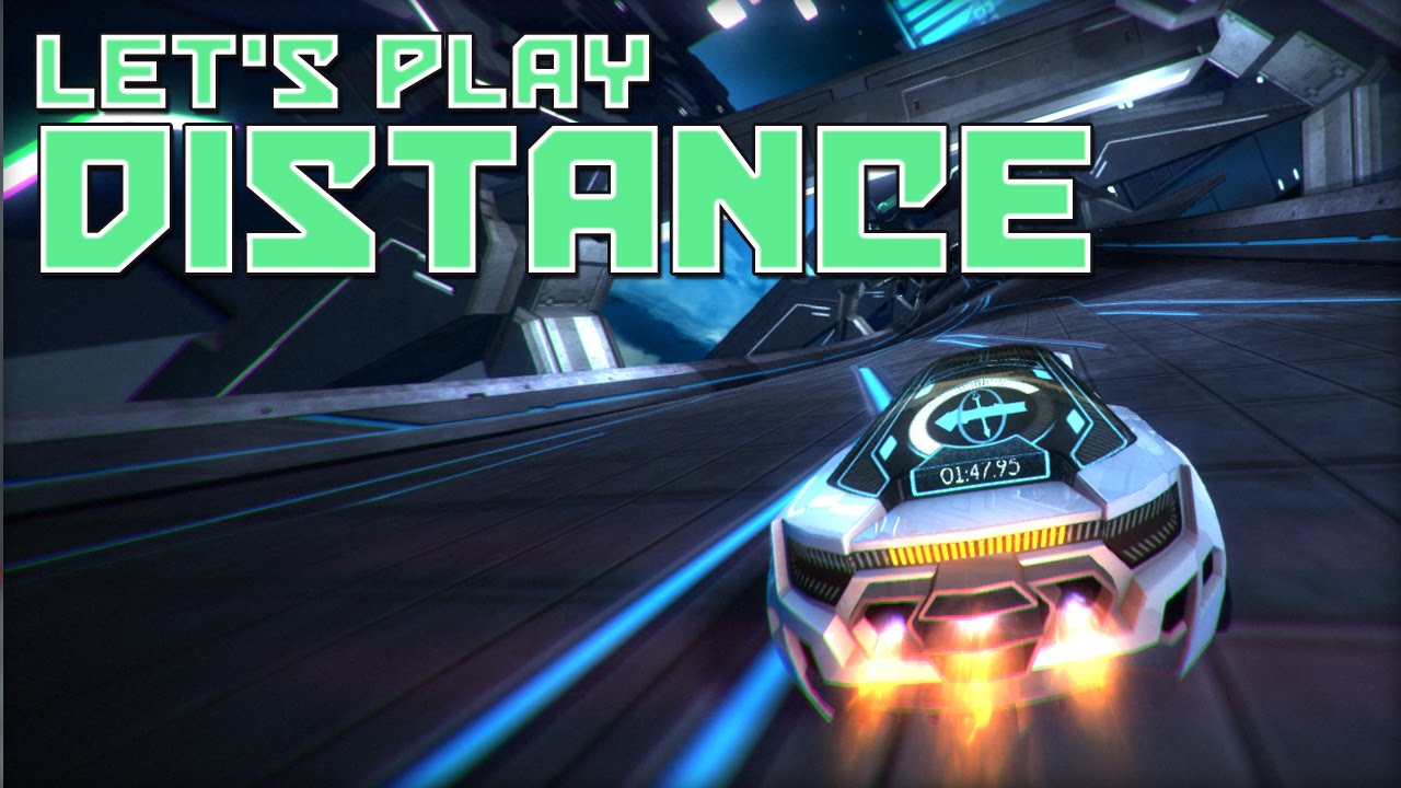 Let's Play Distance - Dystopian Future Racing Game