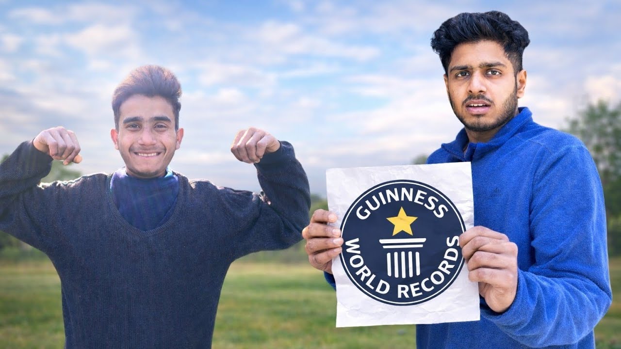 World Record Challenge |Unexpected Ending#challengevideo#impossiblechallenge#wordrecord#funny#comedy