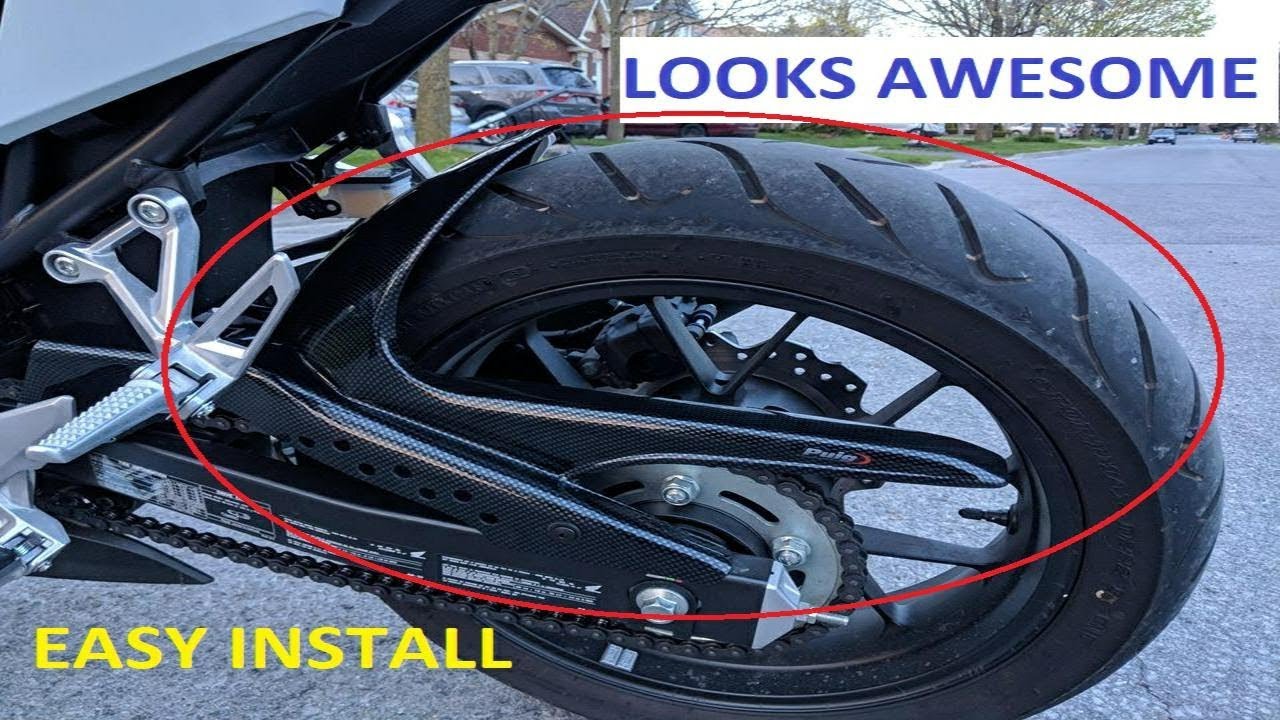 [CBR BUILD SERIES E01] Honda CBR500R Rear Tire Hugger Install
