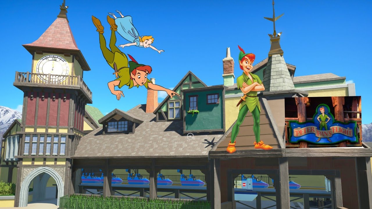 Peter Pan Flight Disneyland Paris Planet Coaster