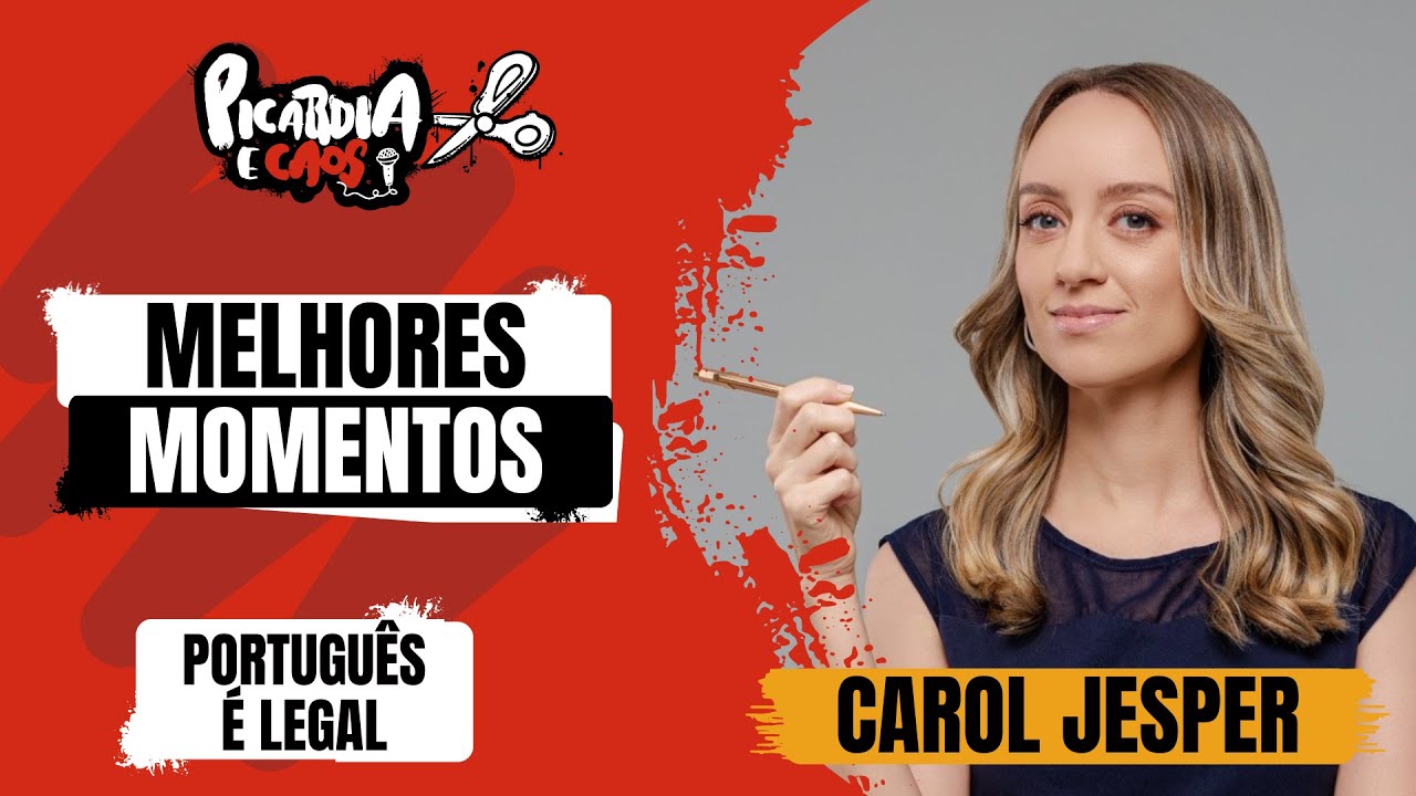 ENTREVISTA COM CAROL JESPER (PORTUGUÊS É LEGAL) | MELHORES MOMENTOS | PICARDIA 