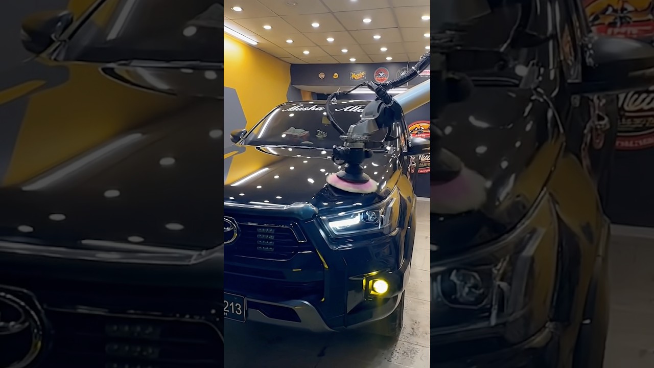 Robot detailing car 😱😱 