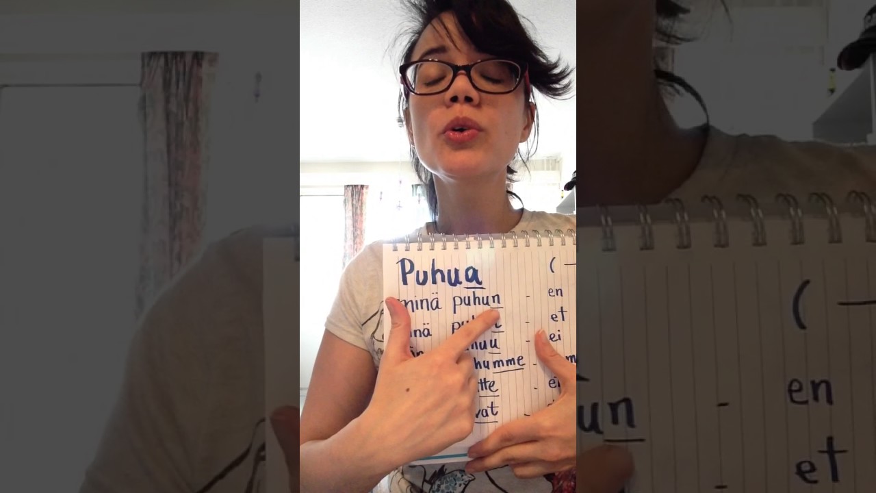 Aprende finés/finlandes en español 5 parte 1 TIPOS DE VERBOS (VERBITYYPPI 1 - VERBO TIPO 1) a/ä