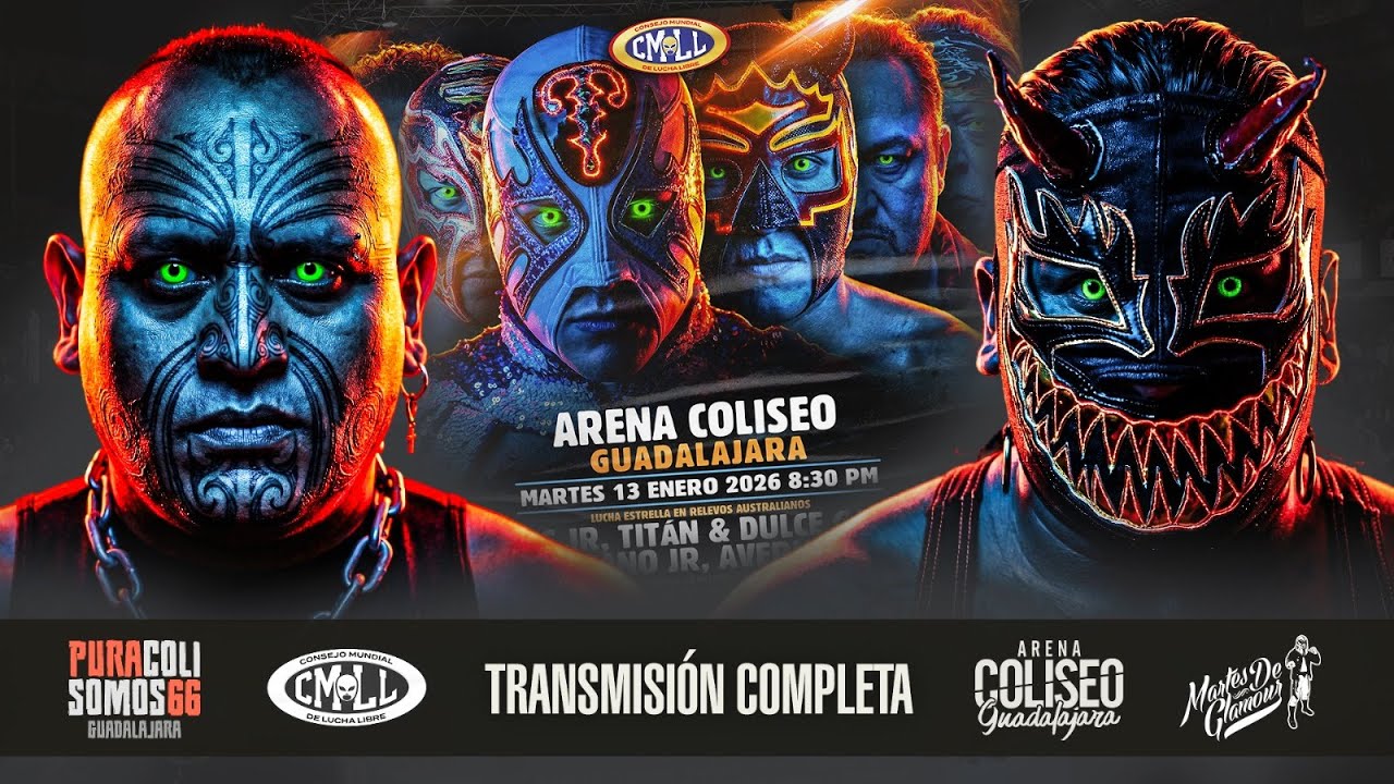 CMLL DESDE LA ARENA COLISEO DE GUADALAJARA: 13 DE ENERO 2026