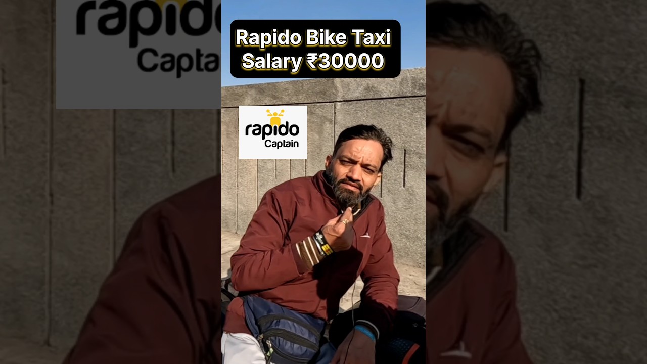 Rapido Ola Uber Bike Taxi Salary? #rapido #ola #uber #shorts #biketaxi #ytshorts #sumitridervlogs