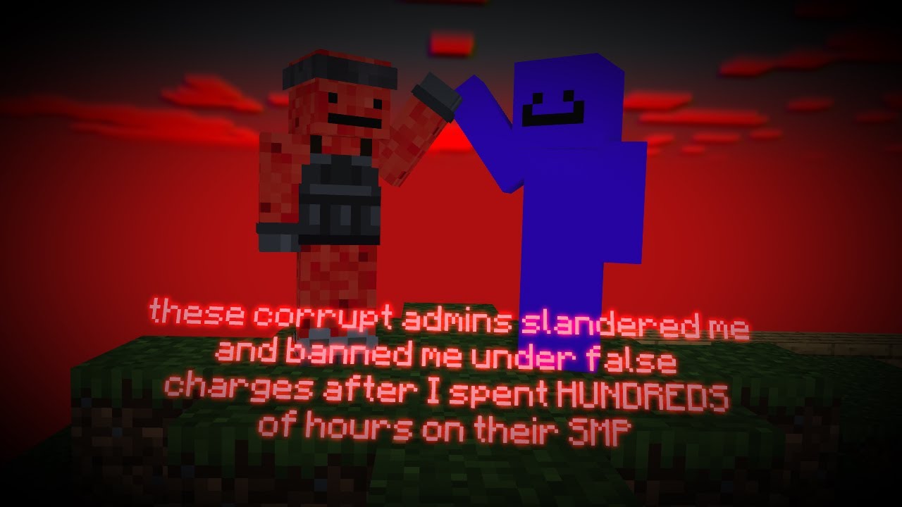These SMP admins slandered me and banned me under false charges and here's the proof.
