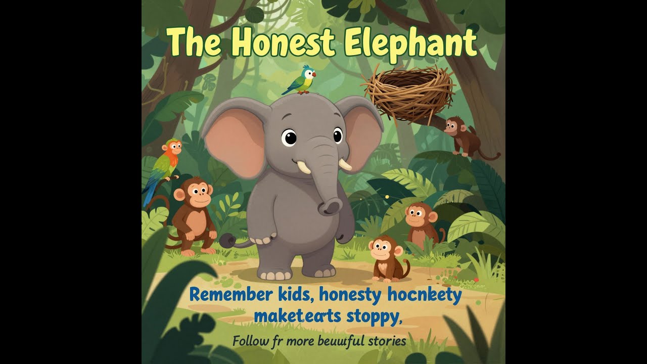 The Honest Elephant 🐘 | Moral Story for Kids | Short Story