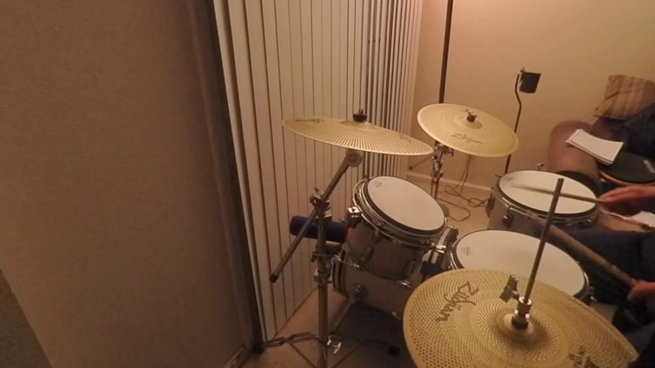 Double pedal on the Aquarian Super Pad
