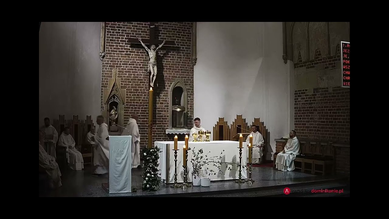 Radujmy się, weselmy się. Dominikanie Wrocław. Fragment transmisji Wigilii Paschalnej 2025