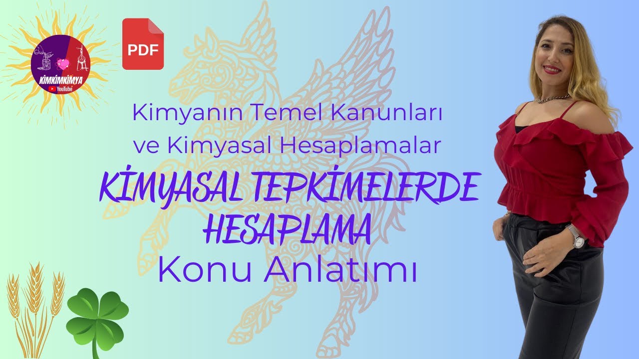 Kimyasal Tepkimelerde Hesaplama | 21 Günde TYT - MSÜ Kimya | 10.Sınıf | 15.Gün 1.Video
