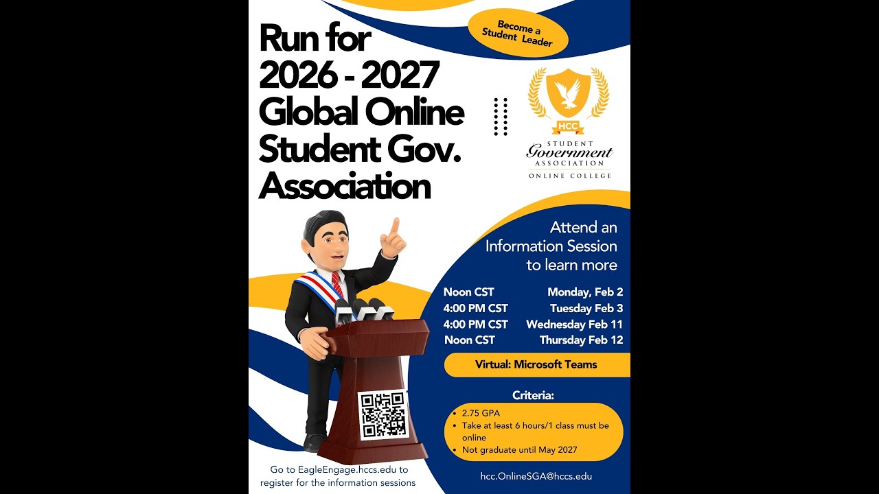 26 27 SGA Global Online College Elections Info Meeting Session