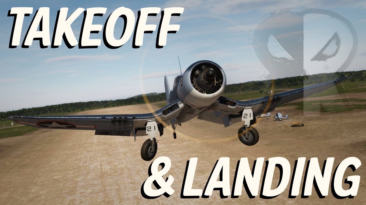 Обучение F4U Corsair, часть 3: Урок по взлету и посадке