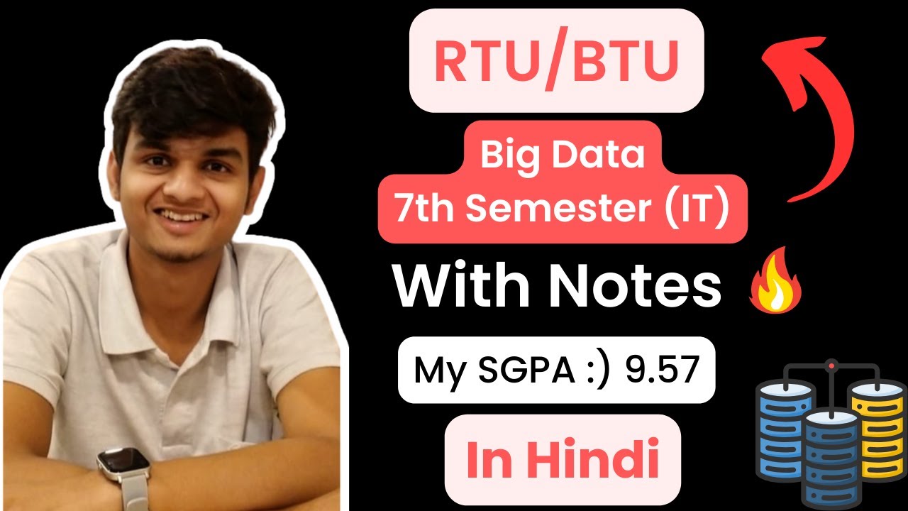 RTU/BTU Big Data Full Course || with notes || Hindi
