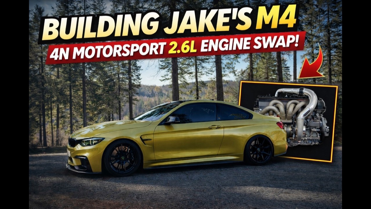 Building Jake Schnatter&rsquo;s M4! 4N S55R26 assembly, install, dyno, and sound clips. 