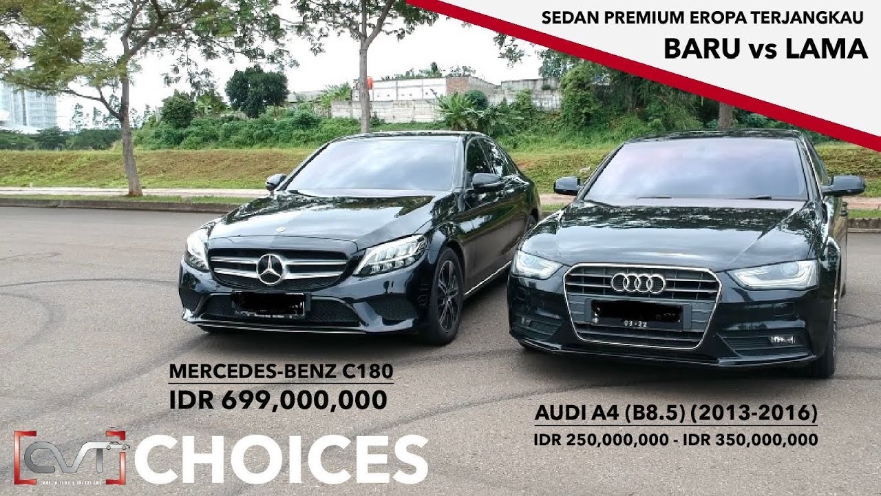 CVT Choices #15: MERCEDES-BENZ C 180 (W205) 2020 vs AUDI A4 (B8.5) 2013-2016 | MANA SEDAN TERBAIK? |