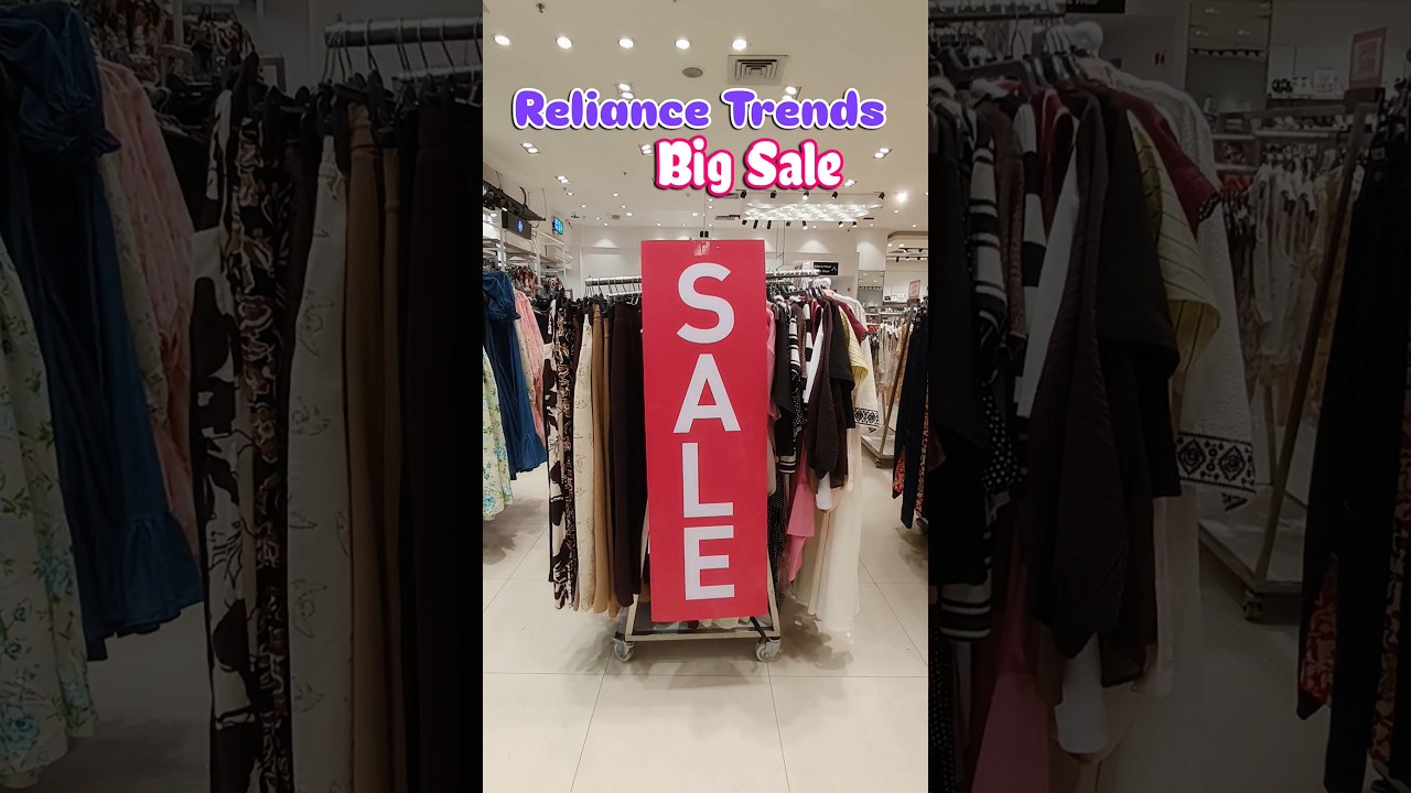 Reliance Trends Flat 50% Off #reliancetrends #reliancetrendsoffertoday #shopping #sale #shorts #y...