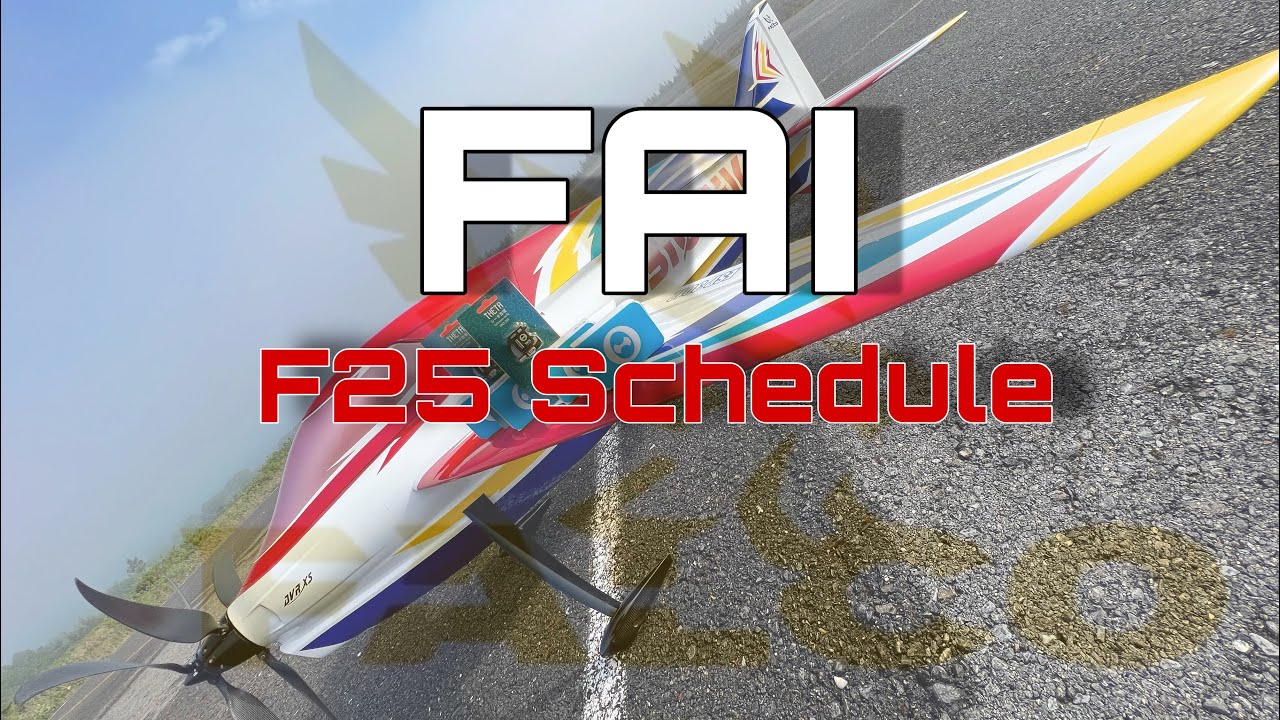 💥FAI F25 F3A Aerobatic Schedule for 2024-25 🗓️ dar // Bionik ✈️// Christian Paradela 👨‍✈️