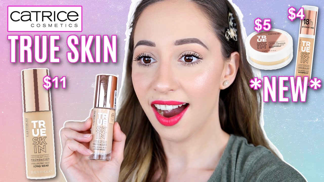 New Catrice True Skin Hydrating Foundation, Concealer and Powder | Wear Test, Review on DRY Skin