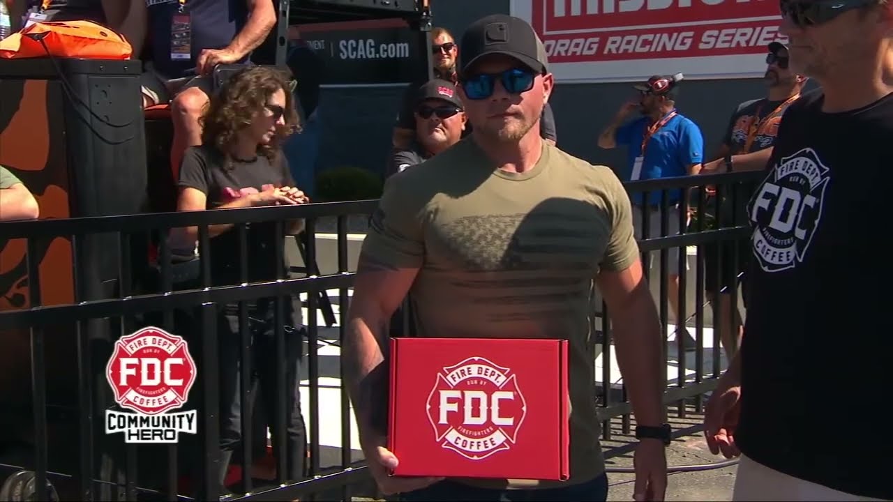 Fire Dept. Coffee Community Hero of the Race - Indy