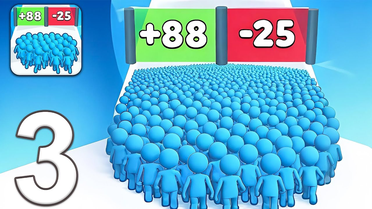 Count Masters - Stickman Clash - Gameplay Walkthrough Part 3 (Android, iOS)