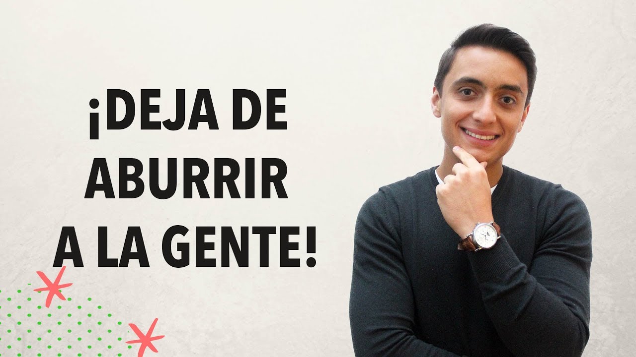 Cómo DEJAR de ser ABURRIDO al hablar en público | Humberto Gutiérrez
