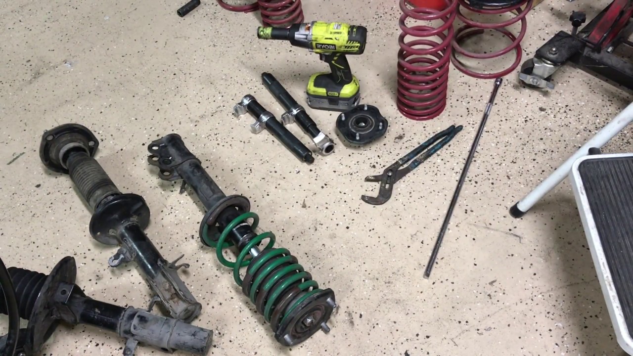 DIY: Installing Suspension on Toyota mr2 Sw20