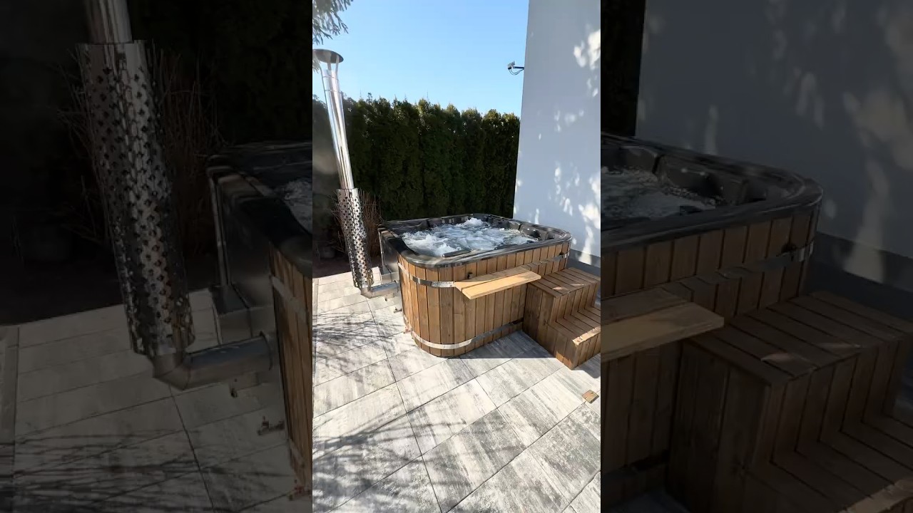 Akrylowa Balia Ogrodowa Z Hydromasażem | WoodyU Twoje Domowe Spa