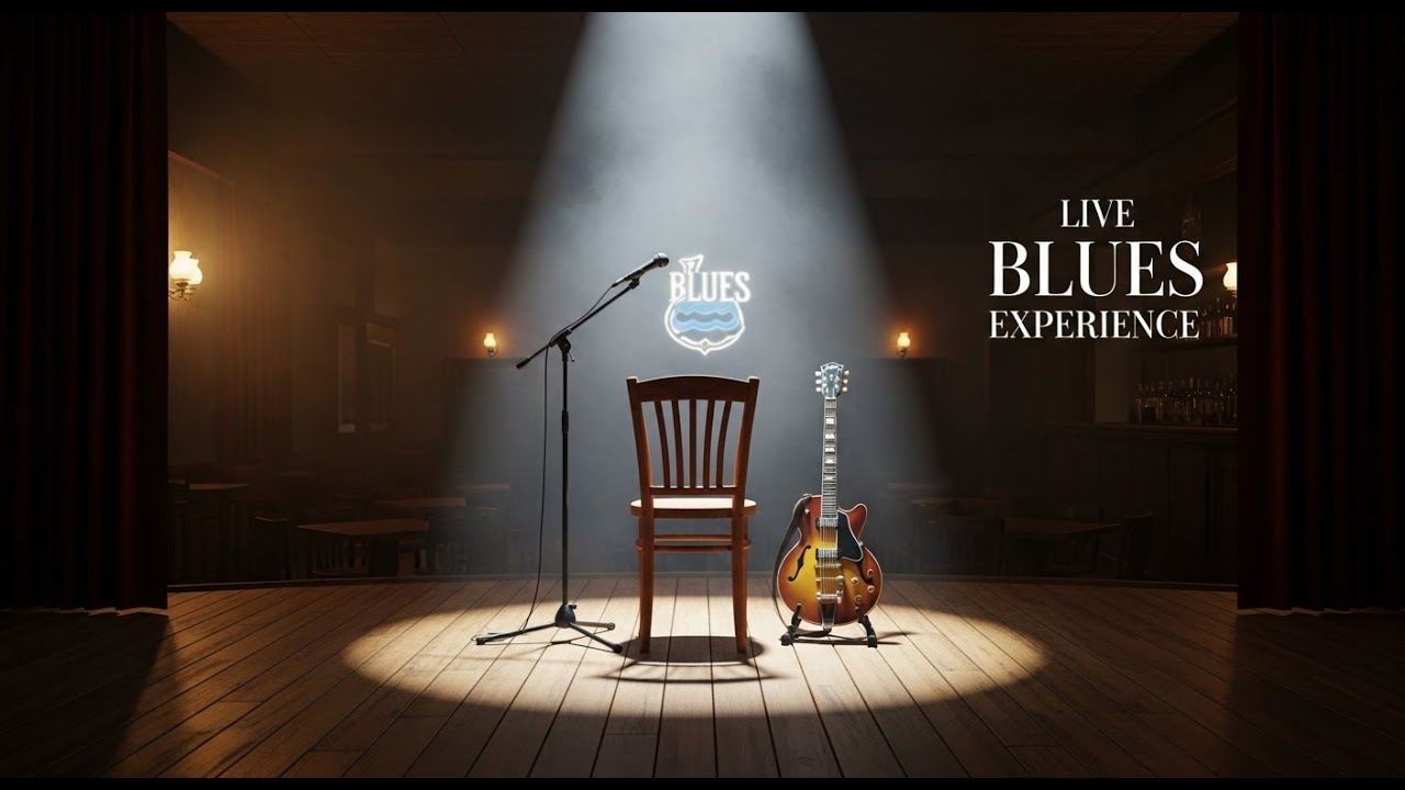 Letters & Shadows – Relaxing Blues Guitar Live | Night Blues Experience