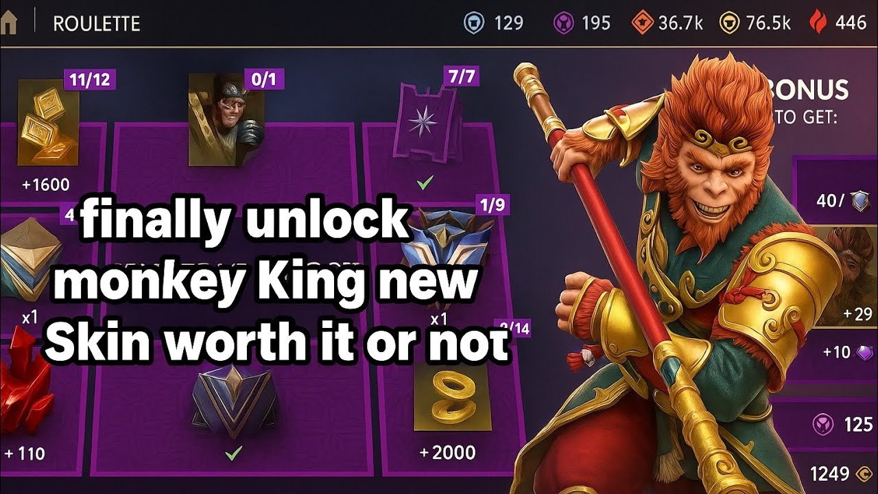 Monkey King Ki NEW Skin Unlock! 🔥 Event Spin Lucky Pull | Shadow Fight 4
