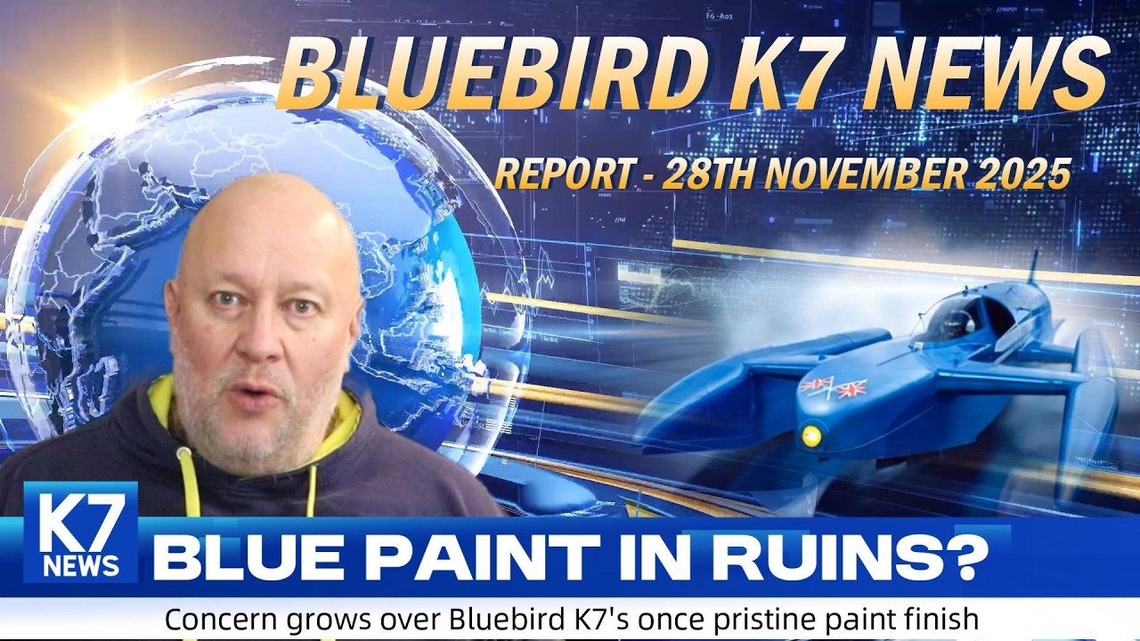 Синяя краска Bluebird в руинах? Загадочные события с краской на реактивном катере Campbell's.
