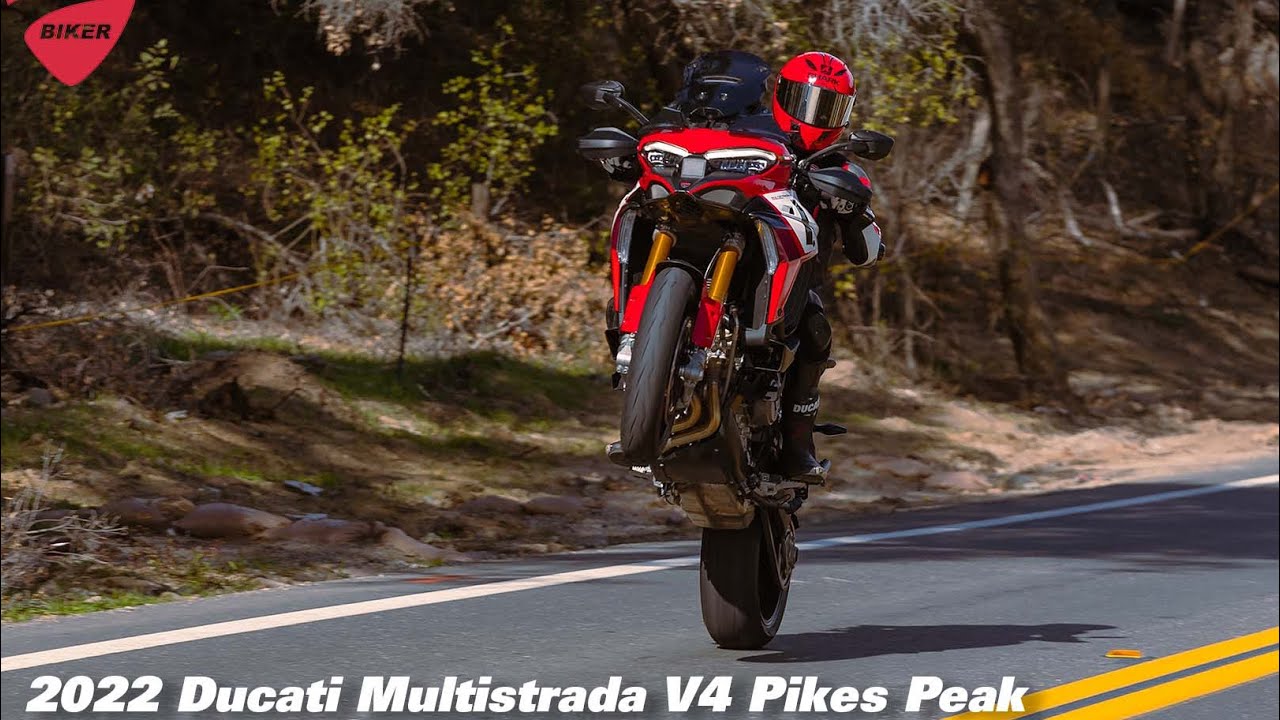 2022 Ducati Pikes Peak Multistrada V4s Press Release - Day 2 (Review)