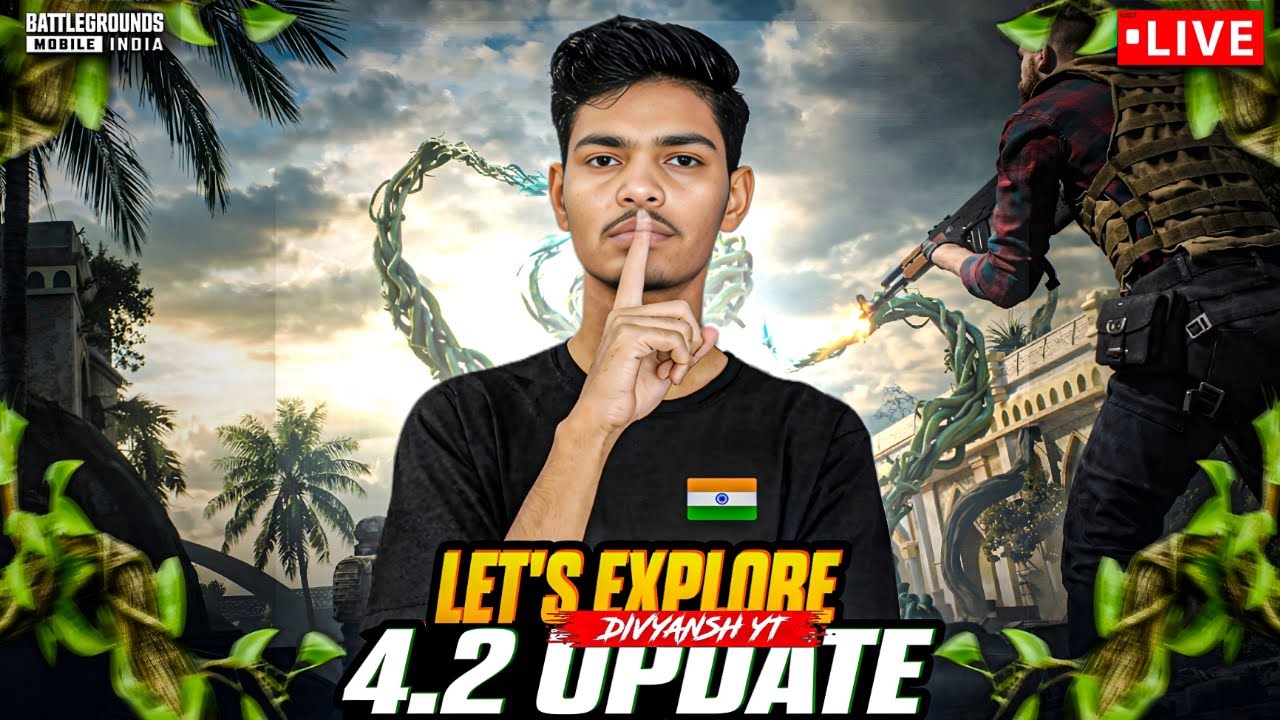 🔴EXPLORING 4.2 UPDATE  BGMI LIVE ll 20 KILLS CHALLENGE STREAM 