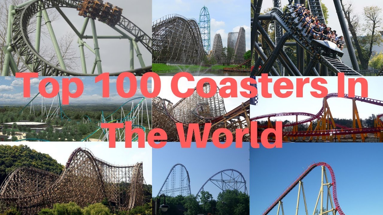 Top 100 Roller Coasters In The World (2018)