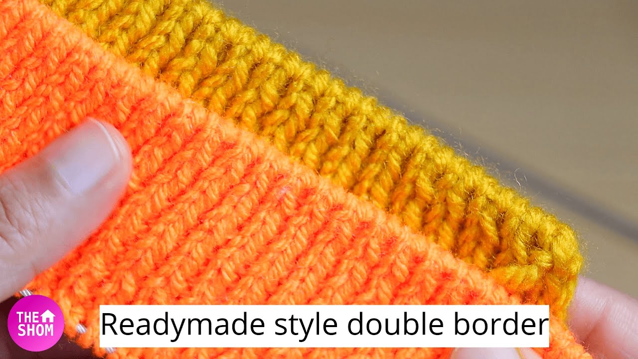 ready made style double border, bunai design , border bunai design, designer border knitting,simple