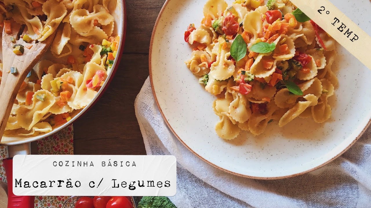 MACARRÃO VEGETARIANO FÁCIL | COZINHA BÁSICA | LUCAS ALENCAR Receita 49