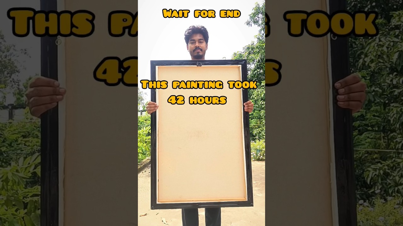 Beautiful Nature Drawing😍 #nature #drawing #acrylicpainting #shorts