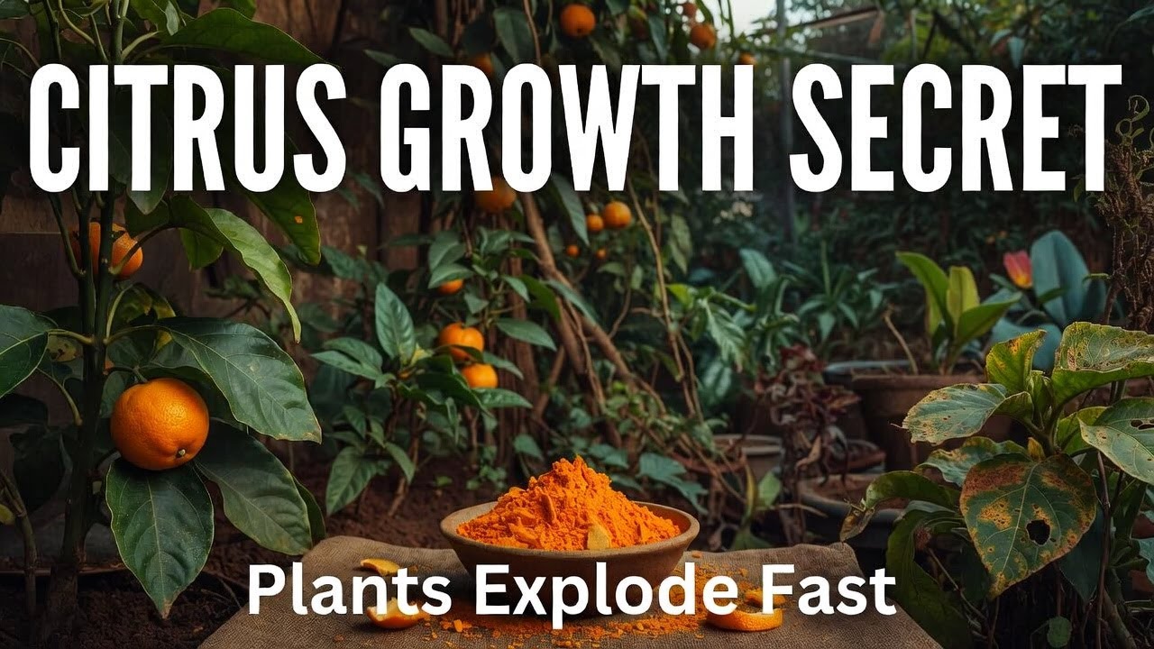 The SECRET Citrus Powder That Explodes Plant Growth & Repels Pests Naturally