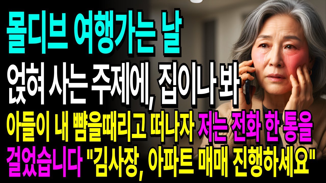 시어머니를 가정부 취급한 며느리, 전화 한 통에 인생이 끝났습니다