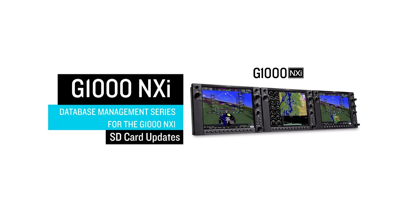 Managing Databases for the G1000 NXi: SD Card Updates