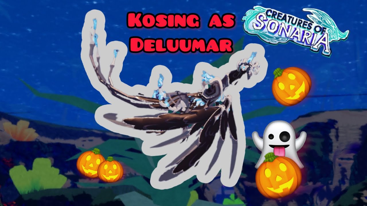Kosing as Deluumar 🎃👻 | Creatures of Sonaria Roblox