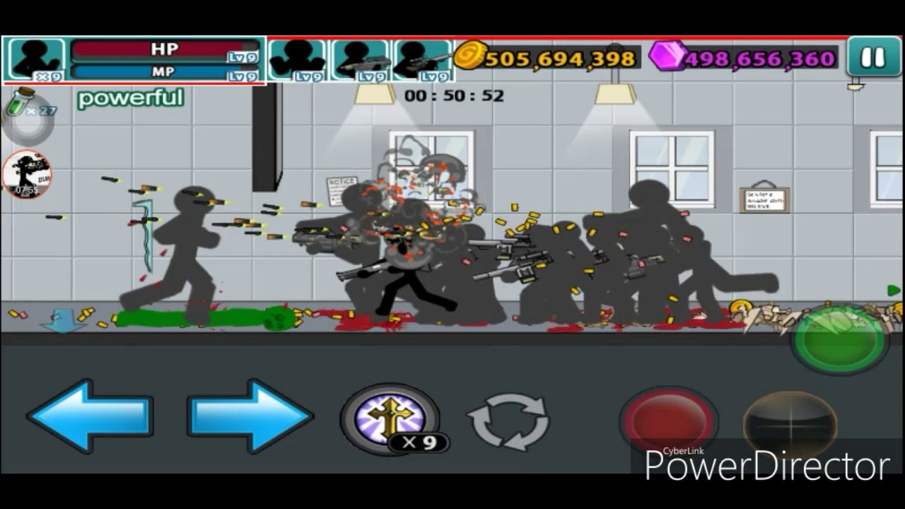 Anger of stick 5 16 vs single, 100 zombie